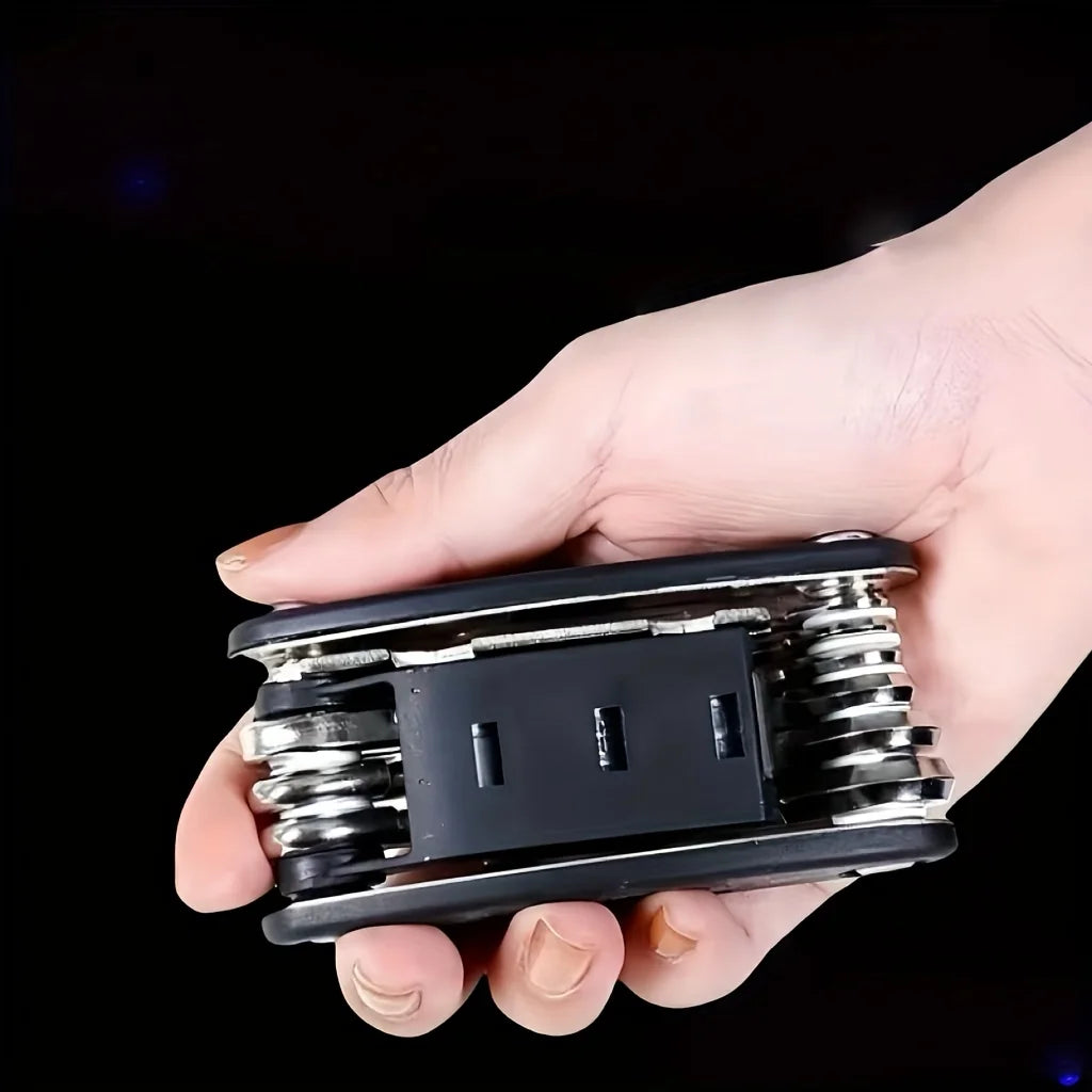 16-in-1 Socket Wrench Set, Non-Slip Rotating Head. Durable Stainless Steel for Home & Car Repairs. Easy & Universal Tool.