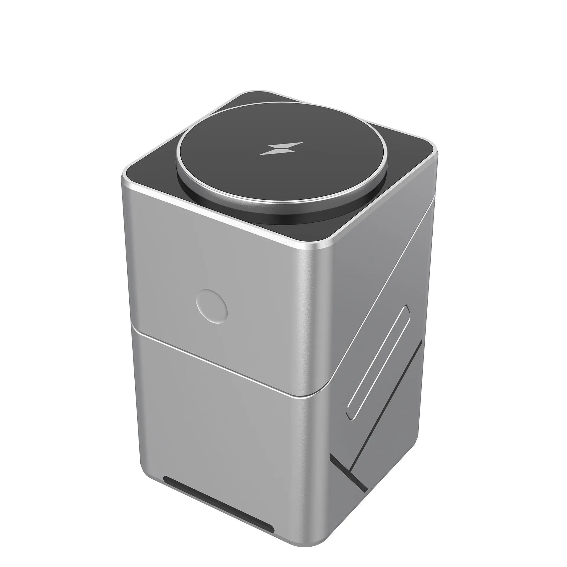 3-in-1 Magnetic Wireless Charging Station 15W 180° Touch Rotation Magic Cube Desktop Fast Charger for Smart Phone Watch Earphone