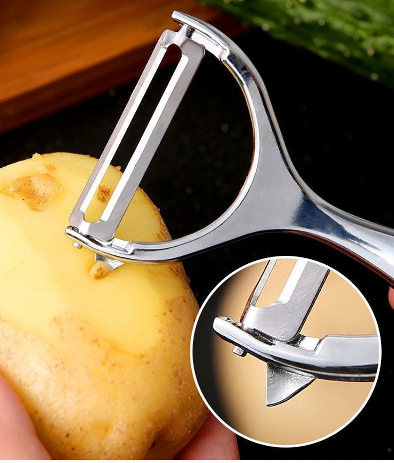 1PC Stainless Steel Vegetable Peeler Potato Peeler Multi-function Carrot Grater Fruit Tools Kitchen Accessories Cuisine Pelador